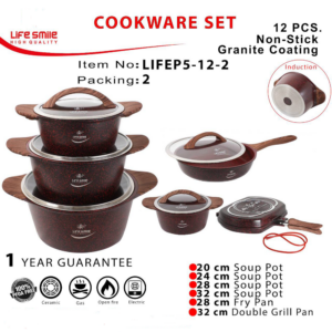 قیمت سرویس قابلمه لایف اسمایل مدل LIFEP5-12-C