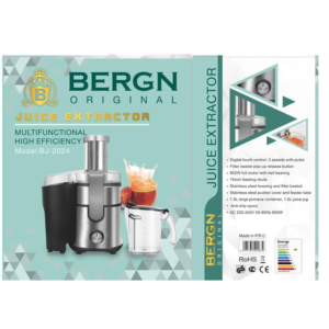 قیمت آبمیوه گیری حرفه ای برگن مدل BJ-2024