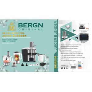 قیمت آبمیوه گیری 10 کاره برگن مدل BJ-2023