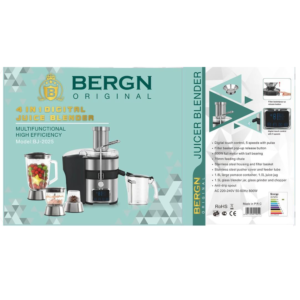 قیمت آبمیوه گیری 4 کاره برگن مدل BJ-2025