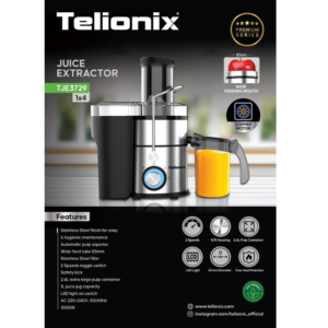 قیمت آبمیوه گیری تلیونیکس مدل TJE3729